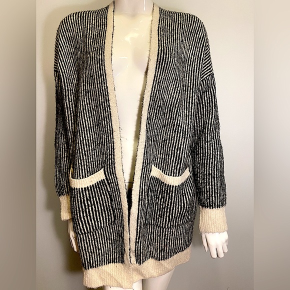 FRNCH black & white cardigan - Picture 2 of 4
